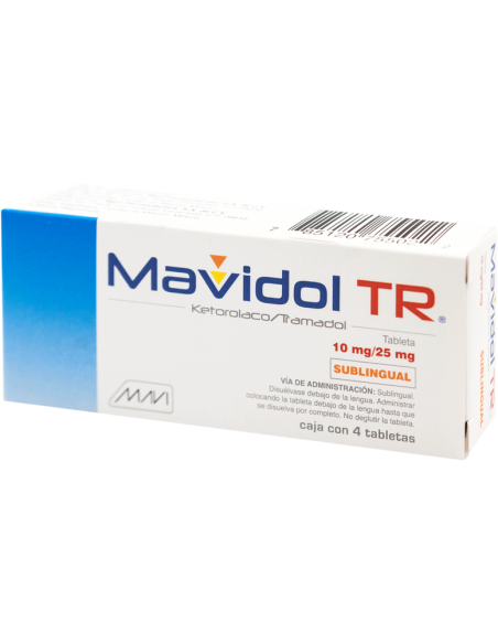 Mavidol TR Tabs SL 10mg/ 25mg C/4