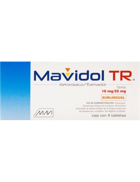 Mavidol TR Tabs SL 10mg/ 25mg C/4