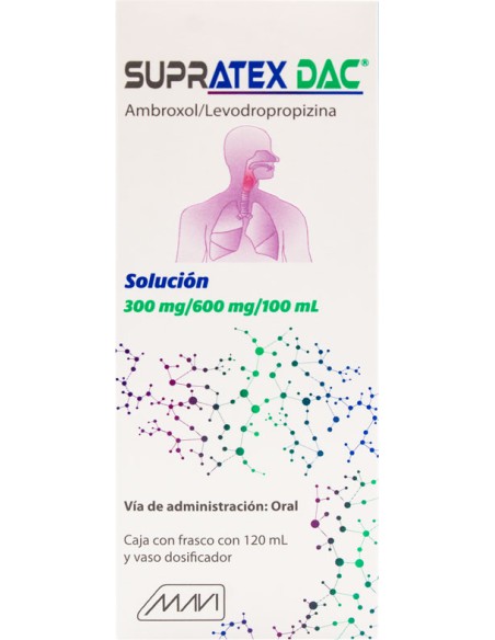 Supratex DAC Sol. 300mg/ 600mg/ 100mL Fco 120mL