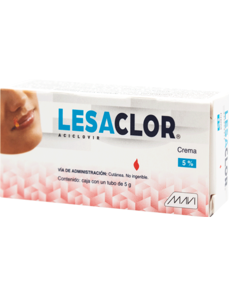 Lesaclor Crema 5% Tubo 5g
