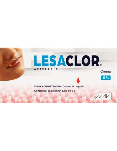 Lesaclor Crema 5% Tubo 5g