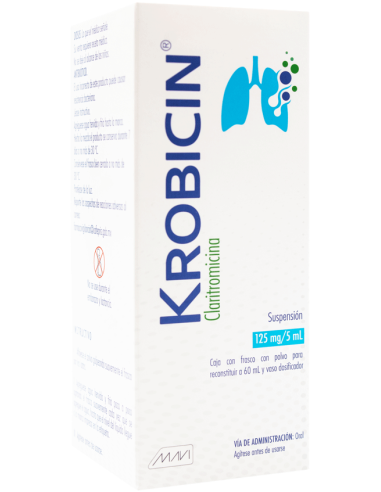 Krobicin Susp. 125mg Fco 60mL