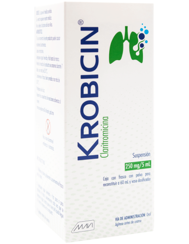 Krobicin Susp. 250mg Fco 60mL