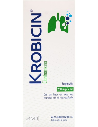 Krobicin Susp. 250mg Fco 60mL