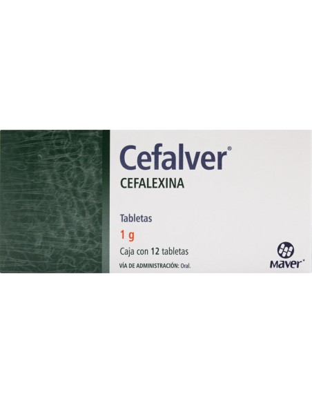 Cefalver Tabs 1g C/12