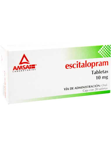 Escitalopram Tabs 10mg C/28 (Amsa)