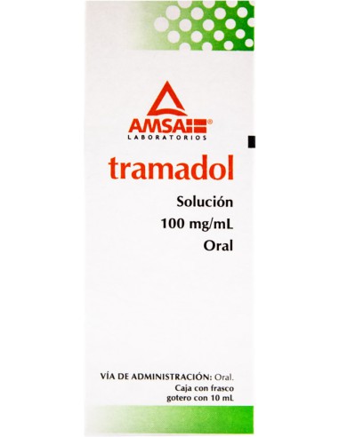 Tramadol Sol. Oral 100 mg / mL Frasco gotero...