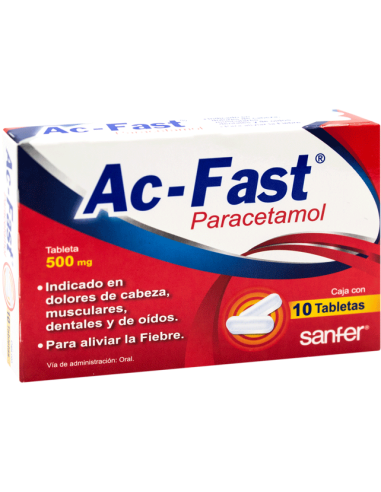 Ac-Fast Tabs 500mg C/10