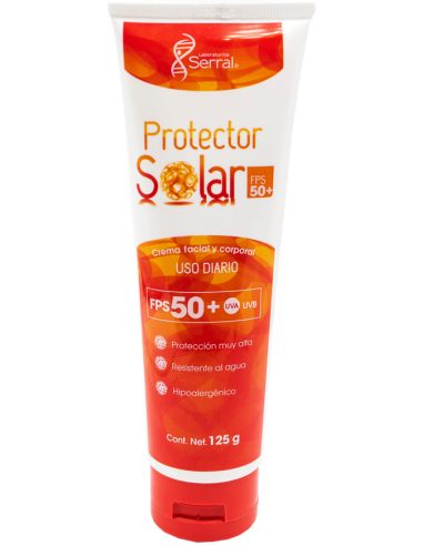 Protector Solar Adulto FPS 50+ 125g (Serral)