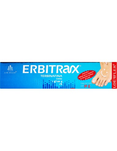 Erbitrax Crema 1% 30g.