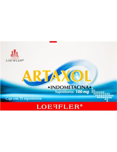 Artaxol Supositorios 100mg C/15