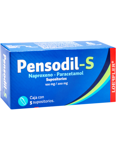 Pensodil-S Supositorios 100mg / 200mg C/5