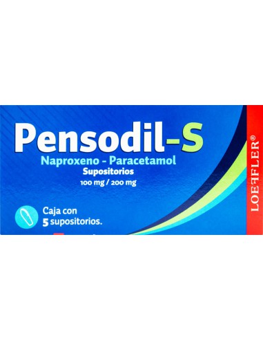 Pensodil-S Supositorios 100mg / 200mg C/5