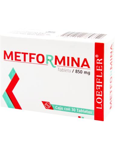 Metformina Tabs 850mg C/30 (Loeffler)