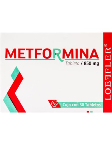 Metformina Tabs 850mg C/30 (Loeffler)