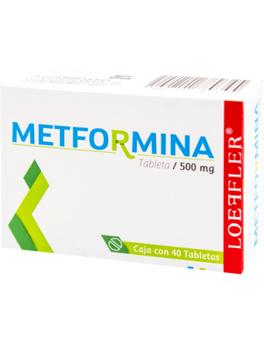 Metformina Tabs 500mg C/40 (Loeffler)