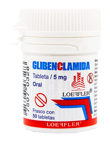 Glibenclamida Tabs 5mg C/50 (Loeffler)