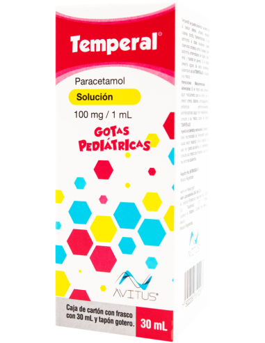 Temperal Solución Gts. Pediátricas 100 mL Fco. 30 mL