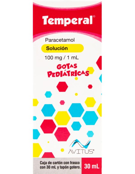 Temperal Solución Gts. Pediátricas 100 mL Fco. 30 mL