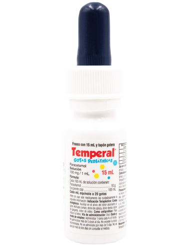 Temperal Solución Gts. Pediátricas 100 mL Fco. 15 mL