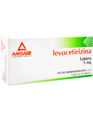 Levocetirizina Tabs. 5 mg C/10 (Amsa)