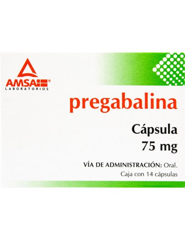 Pregabalina Caps. 75 mg C/14 (Amsa)