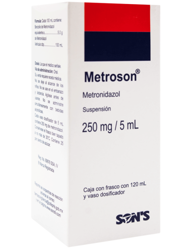 Metroson Susp. 250mg Fco 120mL