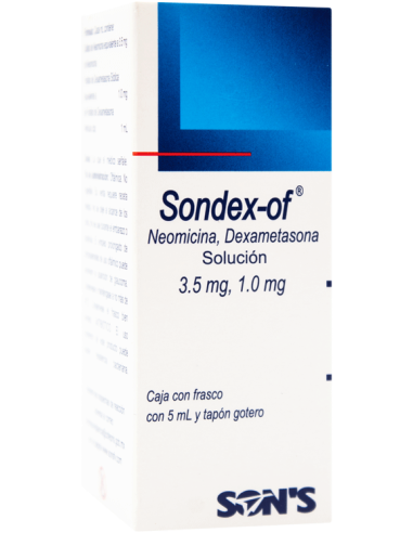 Sondex-of Sol. Gotas de 3.5mg/ 1mg Fco 5mL