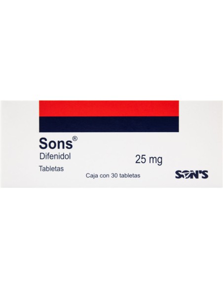 Son's Difenidol Tabs 25mg C/30