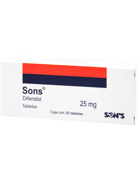 Son's Difenidol Tabs 25mg C/30