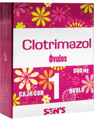 Clotrimazol Óvulos 500mg C/1 (SON'S)