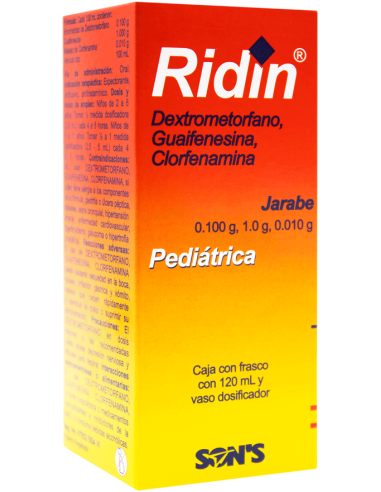 Ridin Jarabe Pediatrico Fco 120mL