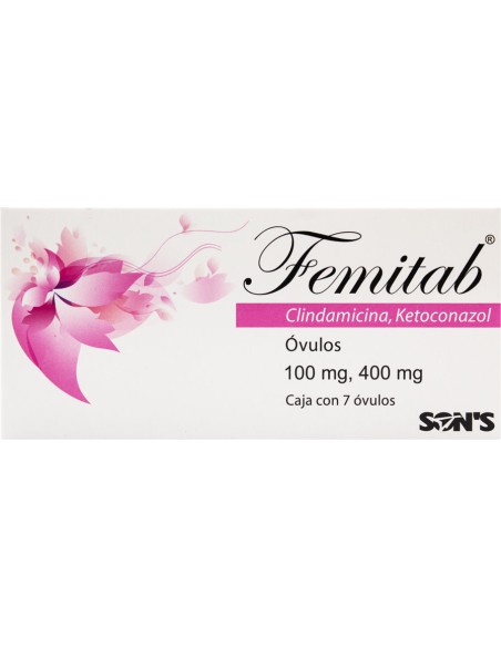 Femitab Óvulos 100mg/ 400mg C/7