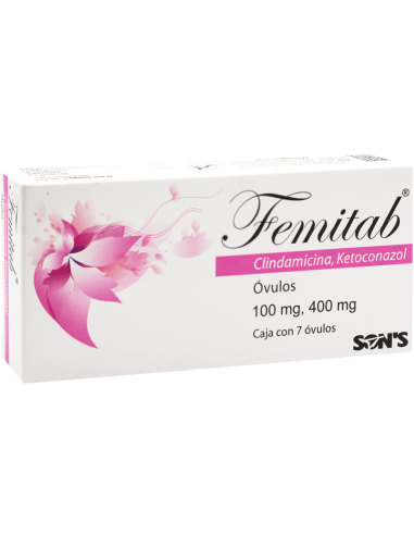 Femitab Óvulos 100mg/ 400mg C/7