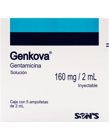 Genkova Sol. Iny. 160mg Amp. C/5