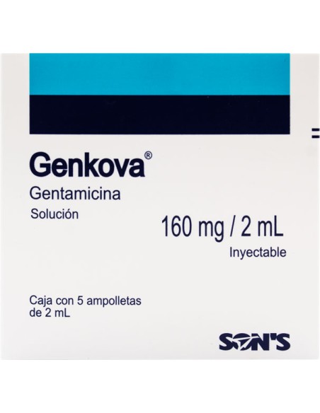 Genkova Sol. Iny. 160mg Amp. C/5