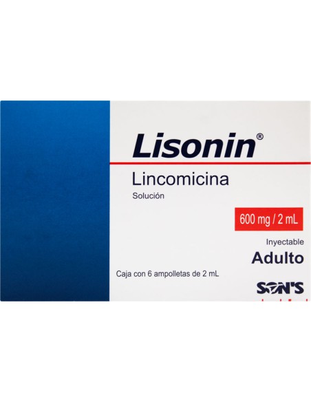 Lisonin Sol. Iny. Adulto 600mg Amp C/6