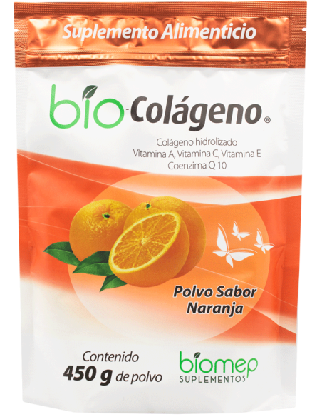 Bio-Colageno Bolsa Sabor Naranja Polvo 450g