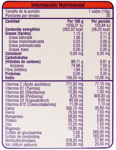 MultiMix FX Sobres 10g C/20