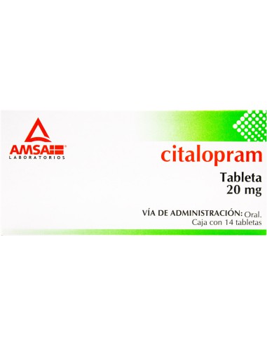 Citalopram Tabs. 20 mg C/14 (Amsa)