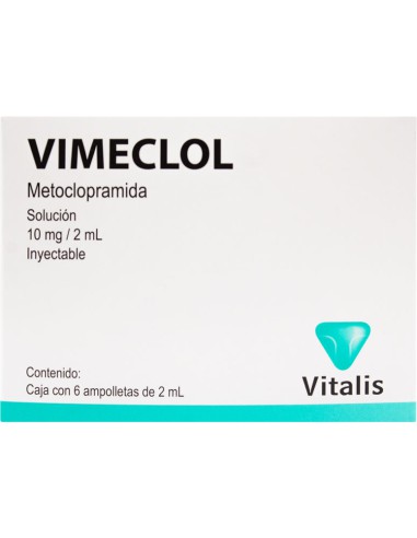 Vimeclol Sol. Iny. 10mg/ 2mL Amp C/6