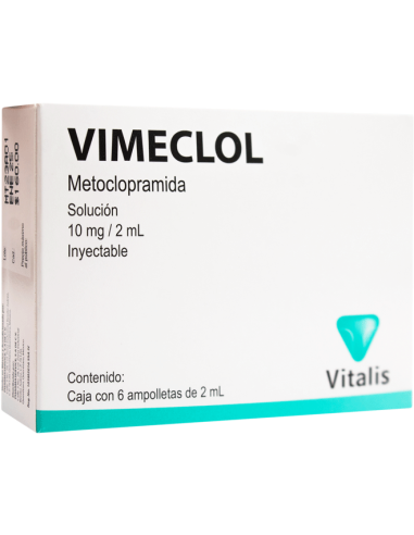 Vimeclol Sol. Iny. 10mg/ 2mL Amp C/6