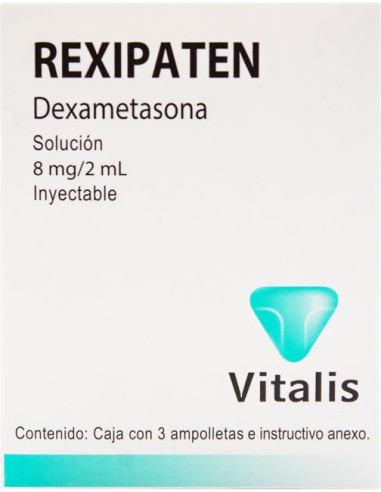Rexipaten Sol. Iny. 8mg/ 2mL Amp C/3