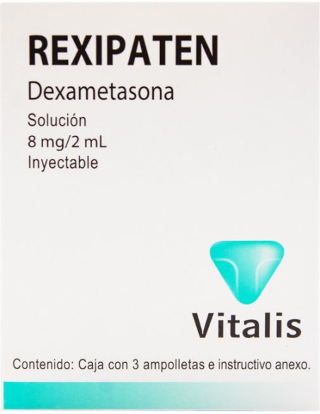 Rexipaten Sol. Iny. 8mg/ 2mL Amp C/3