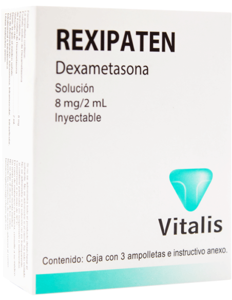 Rexipaten Sol. Iny. 8mg/ 2mL Amp C/3