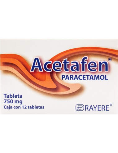 Acetafen Tabs 750mg C/12