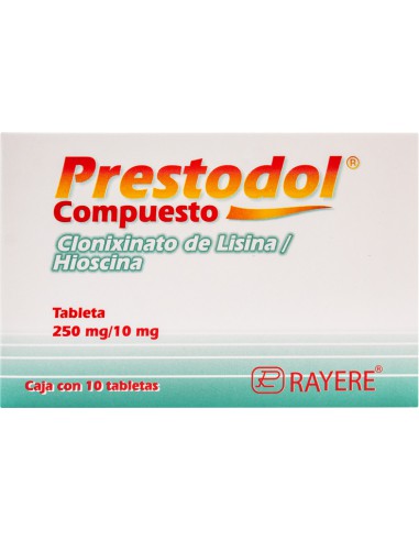 Prestodol Compuesto Tabs 250mg / 10mg C/10