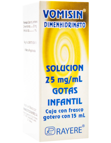 Vomisin Sol. Gotas 25mg Fco. 15mL.