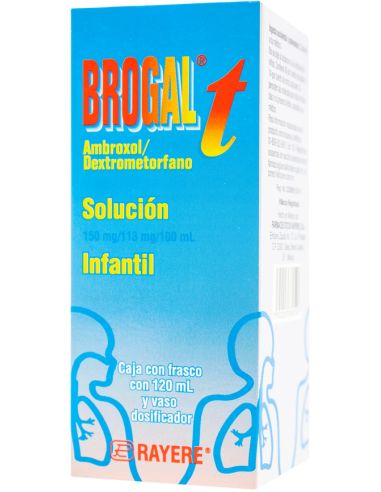 Brogal T Sol. Infantil de 150mg / 113mg / 100mL Fco 120mL.