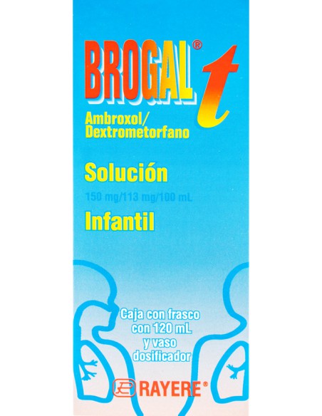 Brogal T Sol. Infantil de 150mg / 113mg / 100mL Fco 120mL.